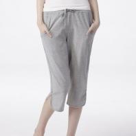 精梳纯棉女式家居七分裤